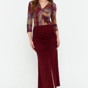 Maxi Solid Color Regular Skirt