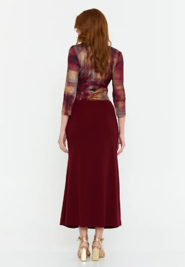 Maxi Solid Color Regular Skirt
